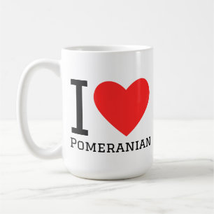 I love Pomeranian Coffee Mug