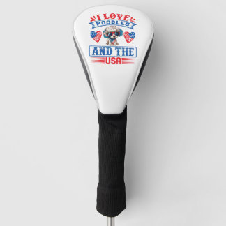 I love Poodles and the USA 01 Golf Head Cover