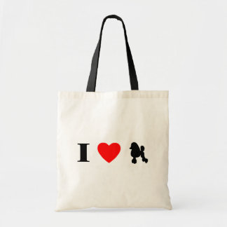 I Love Poodles Bag