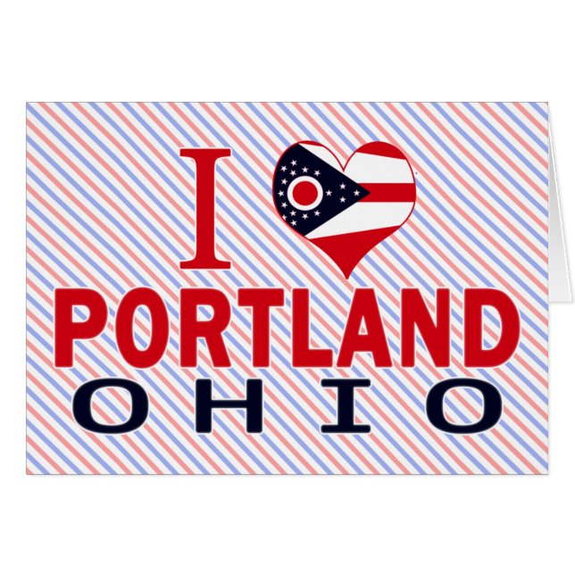 I love Portland, Ohio (Front Horizontal)