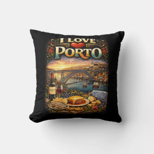 I Love Porto Cushion