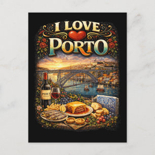 I Love Porto Postcard