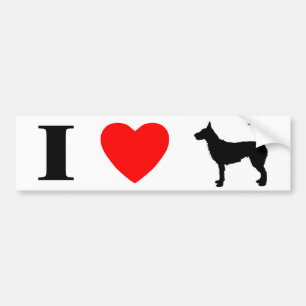 I Love Portuguese Podengos Bumper Sticker