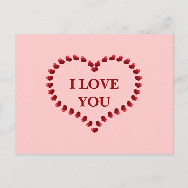 I LOVE ....... POSTCARD (Front)