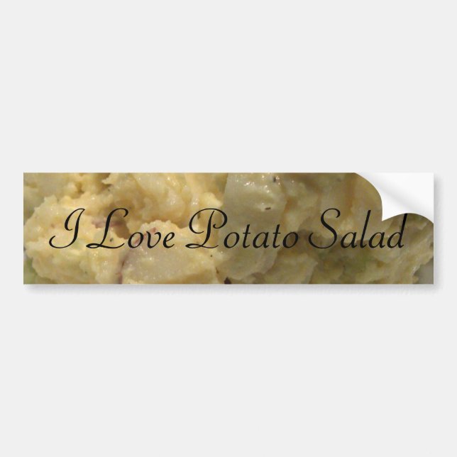 I Love Potato Salad Bumper Sticker (Front)