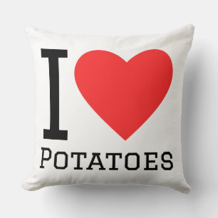 i love potatoes cushion