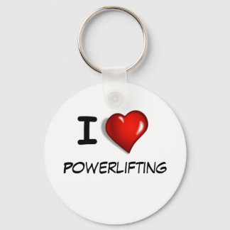 I love Powerlifting Key Ring