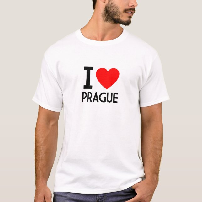 I Love Prague T-Shirt (Front)