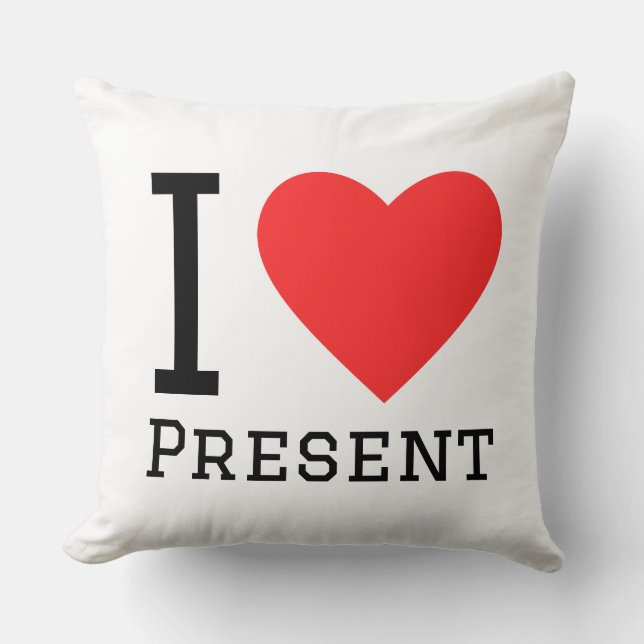 I love present cushion (Front)