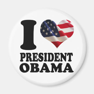 I love President Obama Magnet