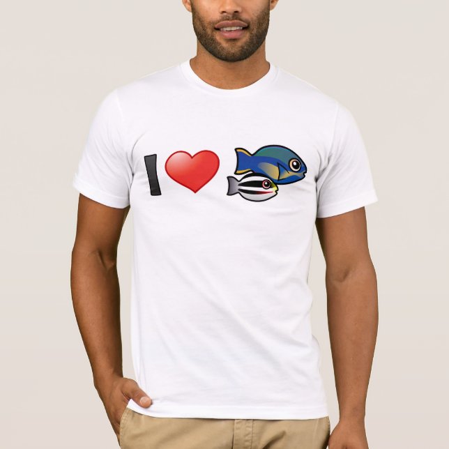 I Love Princess Parrotfish T-Shirt (Front)
