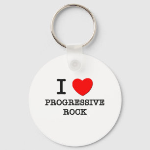 I Love Progressive Rock Key Ring