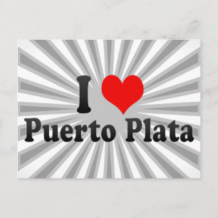 I Love Puerto Plata, Dominican Republic Postcard
