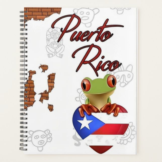 I Love Puerto Rico Planner  (Front)