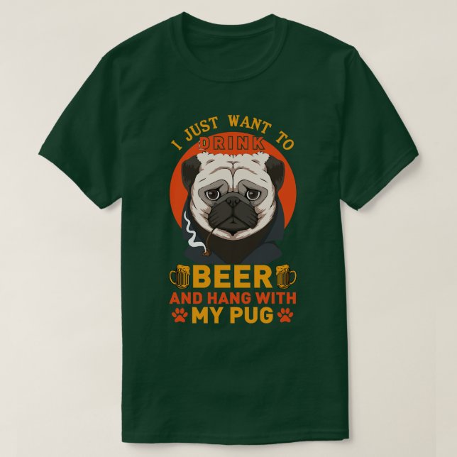 I love pug 1 T-Shirt (Design Front)