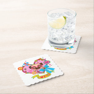 I Love Pugs! Coasters