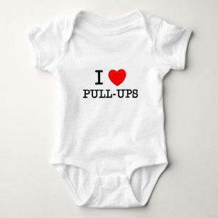 I Love Pull-Ups Baby Bodysuit