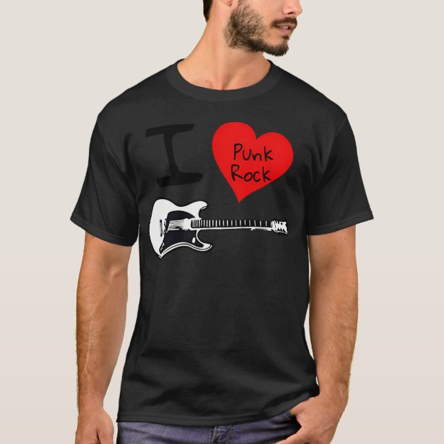 I Love Punk Rock T-Shirt (Front)