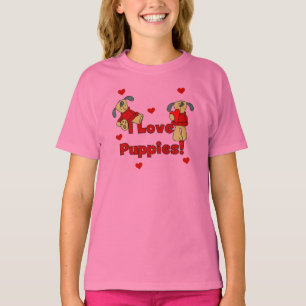 I Love Puppies Tshirts and Gifts