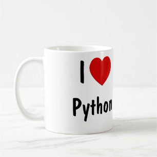 I Love Python Programming Coffee Mug
