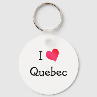 I Love Quebec Key Ring