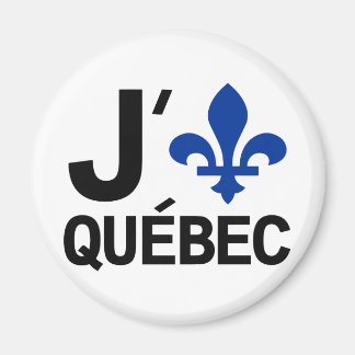 I Love Quebec Magnet