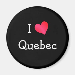 I Love Quebec Magnet