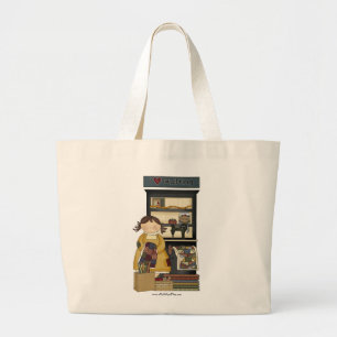 I Love Quilting Large Tote Bag