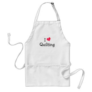 I Love Quilting Standard Apron