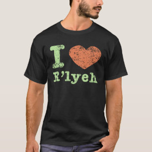 I Love R lyeh Vintage Cthulhu Mythos T-Shirt