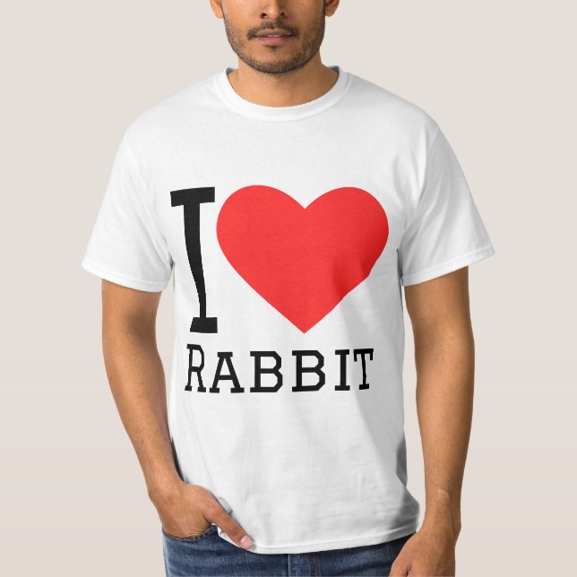I love rabbit  T-Shirt (Front)