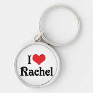 I Love Rachel Key Ring
