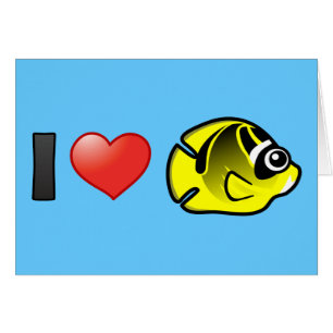 I Love Racoon Butterflyfish