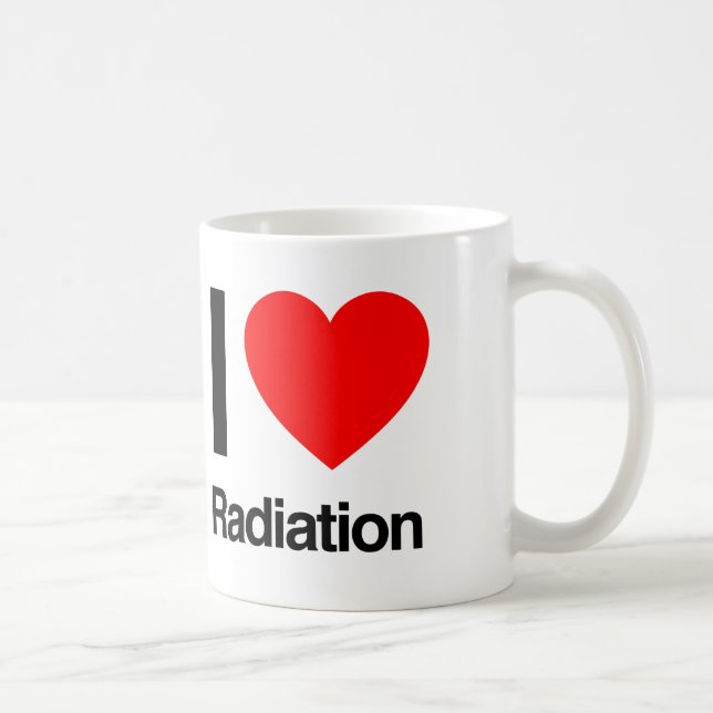 i love radiation coffee mug (Right)