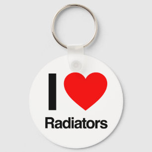 i love radiators key ring