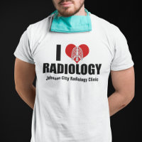 I Love Radiology Cool Custom Radiologist Clinic