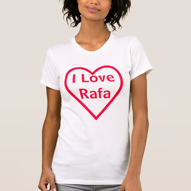 I Love Rafa T-Shirt (Front)