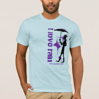 I love rain man with umbrella cool graphic t-shirt