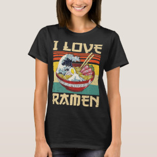 I Love Ramen Japanese Cute Kawaii Anime Gifts Girl T-Shirt