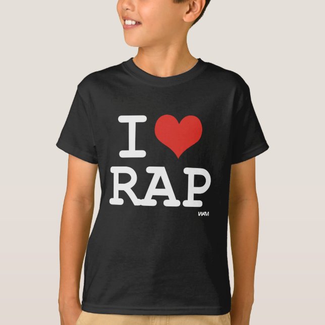 I love Rap T-Shirt (Front)