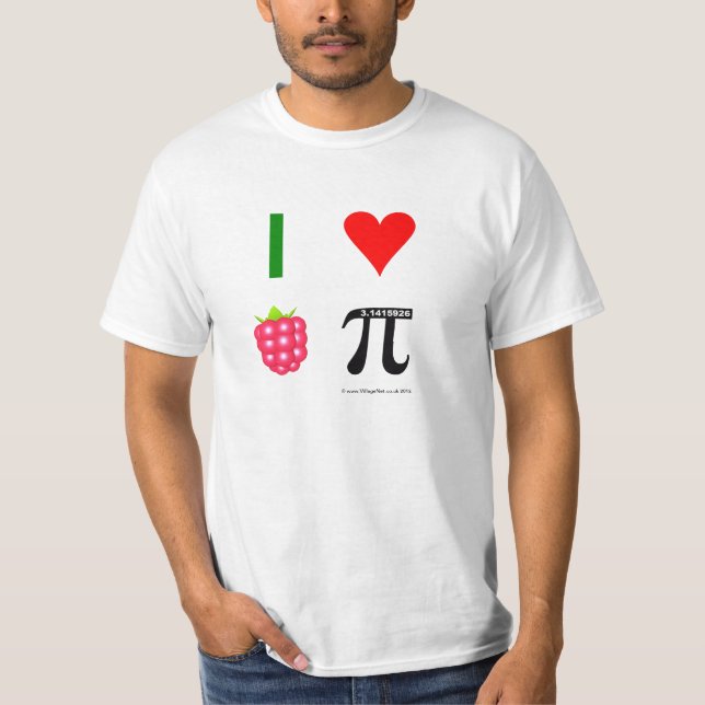 I Love Raspberry- T-Shirt (Front)