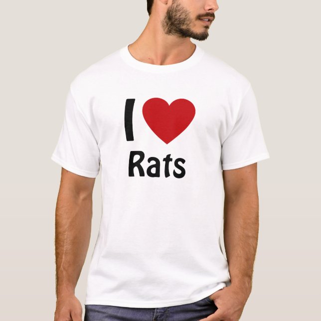 I love Rats T-Shirt (Front)