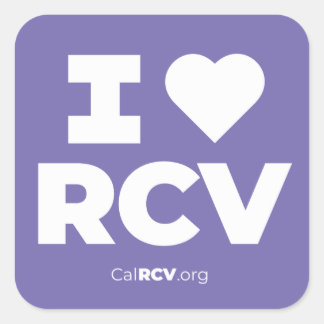 I Love RCV Sticker