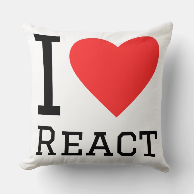 I love react cushion (Front)