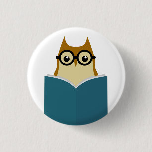 I love reading 3 cm round badge