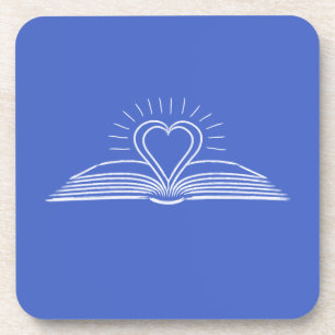 I love reading books for book lover coaster