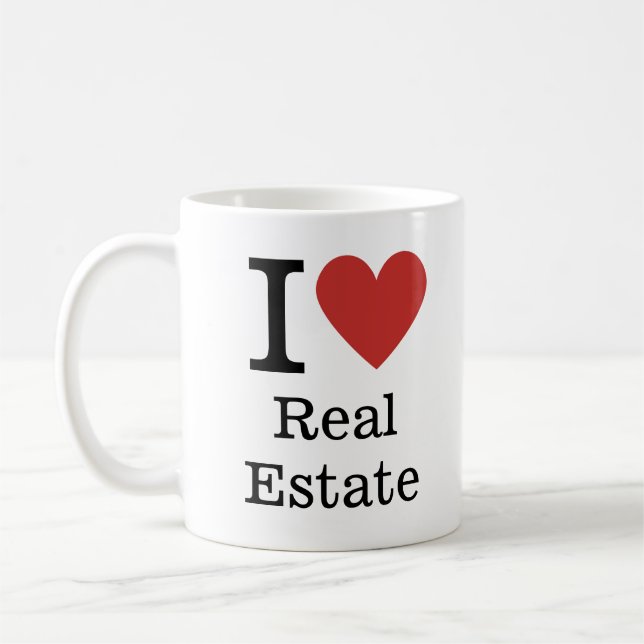 I ❤️ Love Real Estate MUG (Left)