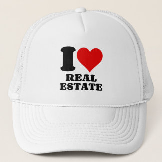I LOVE REAL ESTATE TRUCKER HAT