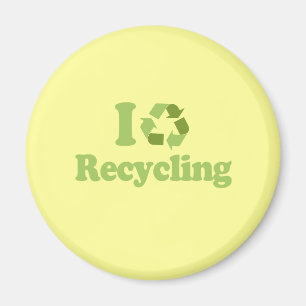 I Love recycling Magnet