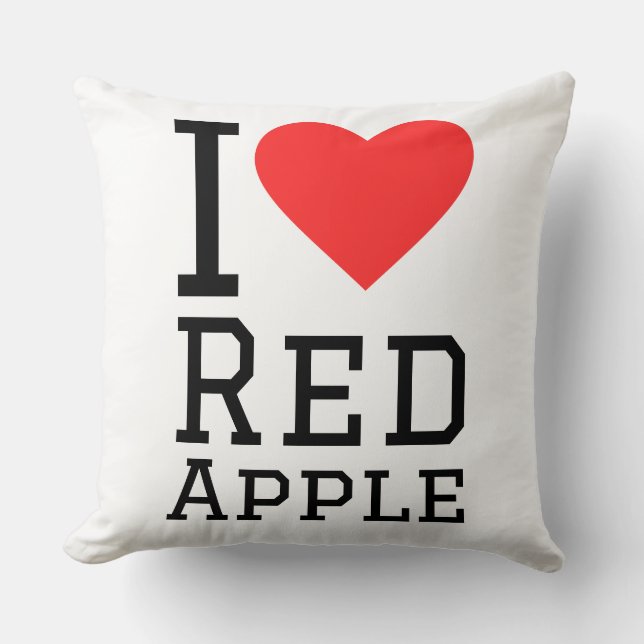 I love red apple cushion (Front)